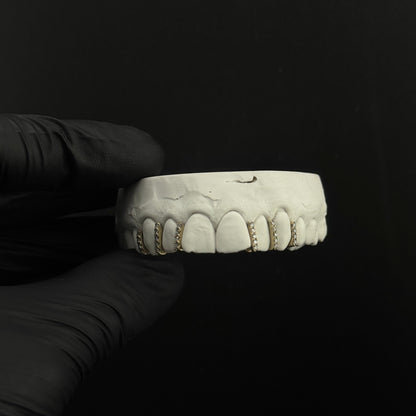 Diamond Spacers + Dusted Bar